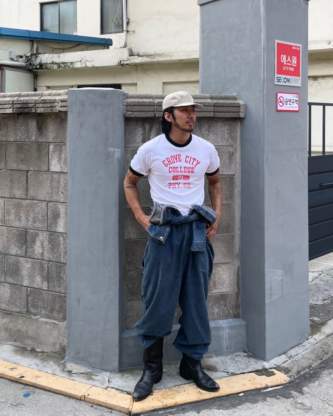 90‘s blue way denim coveralls 상품이미지10