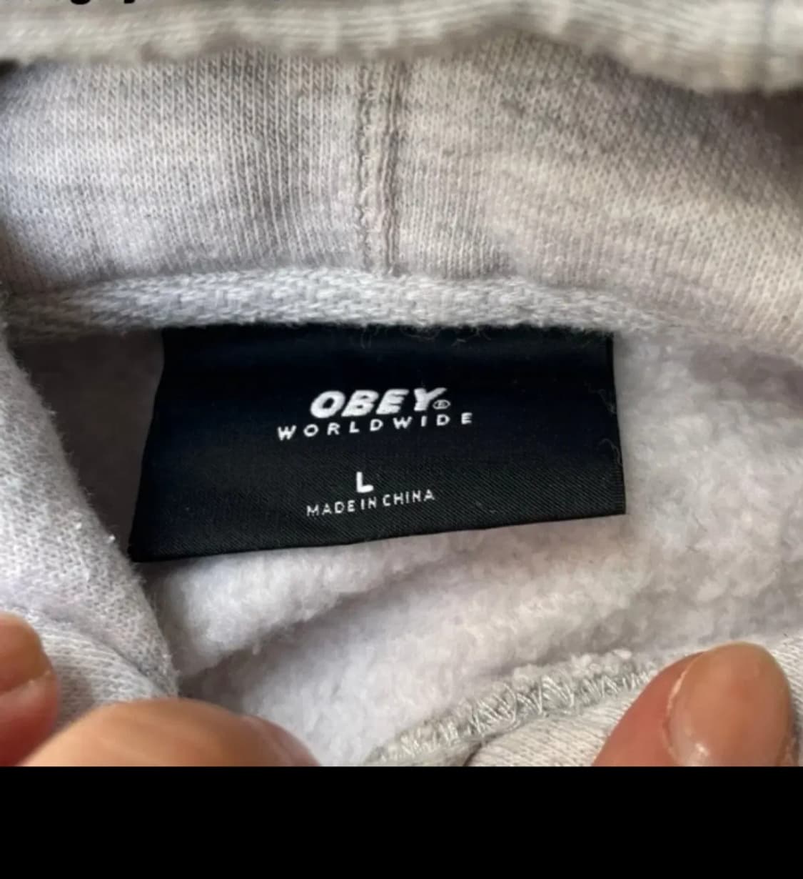 오베이 후드 그레이 L 상품이미지3
