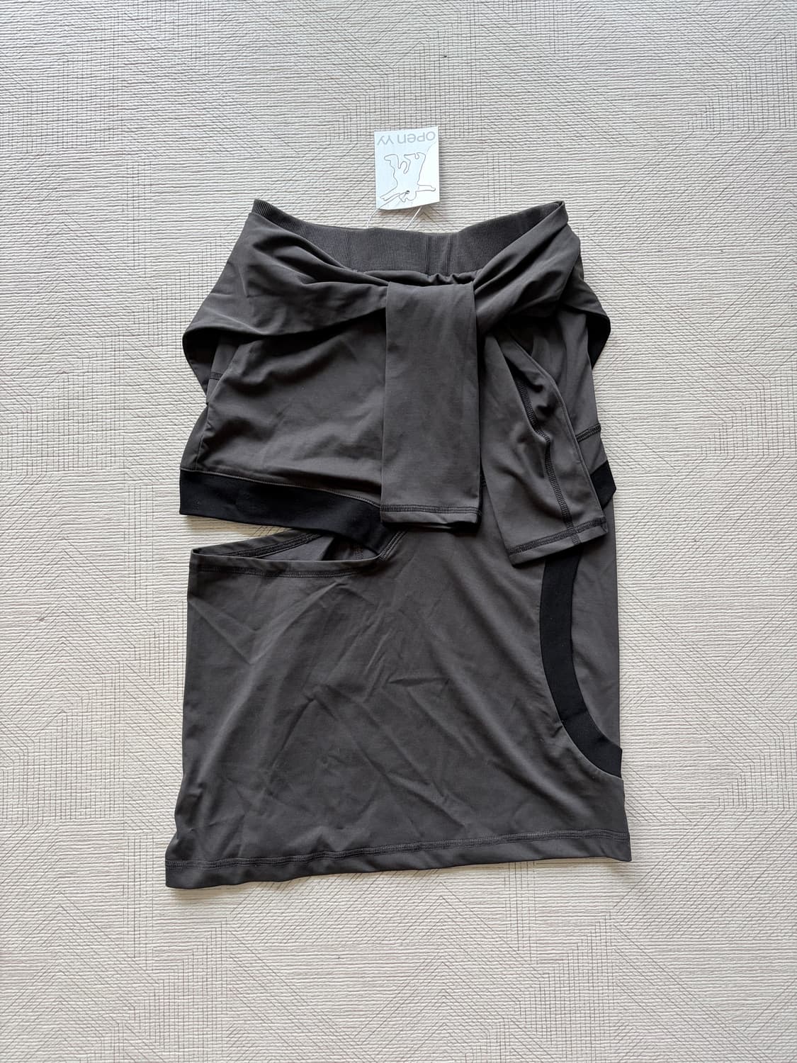 오픈와이와이 PANEL CUTOUT SKIRT 상품이미지5