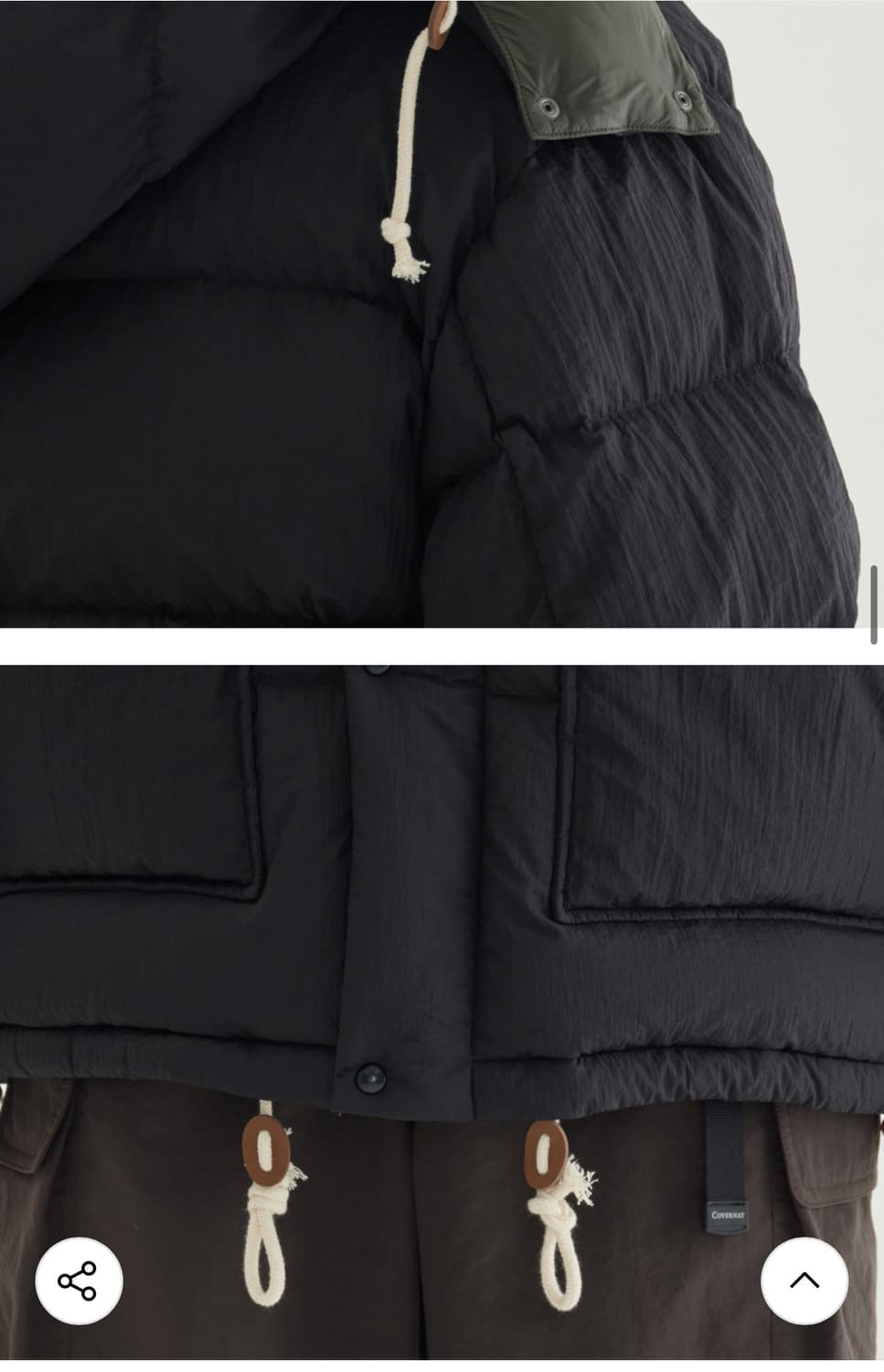 커버낫 덕다운 패딩자켓 상품이미지9