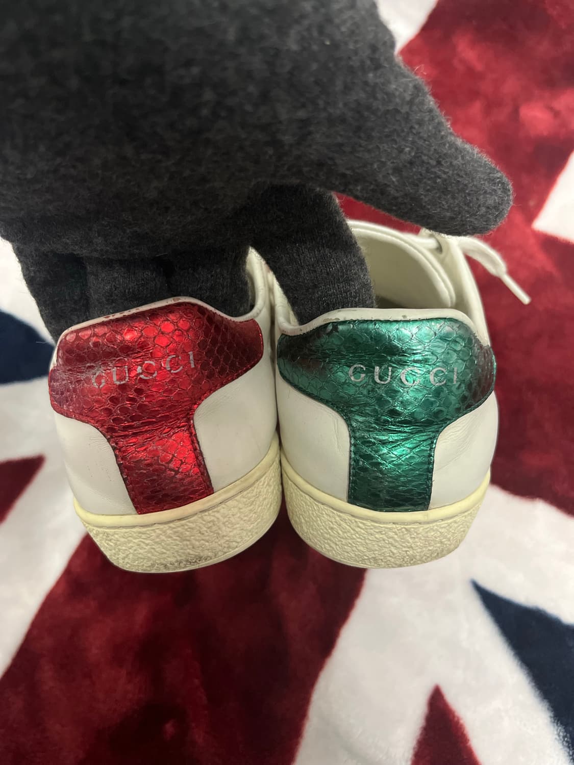 구찌 에이스 라이트닝 볼트 자수 스니커즈 36(240) 정품 상품이미지5