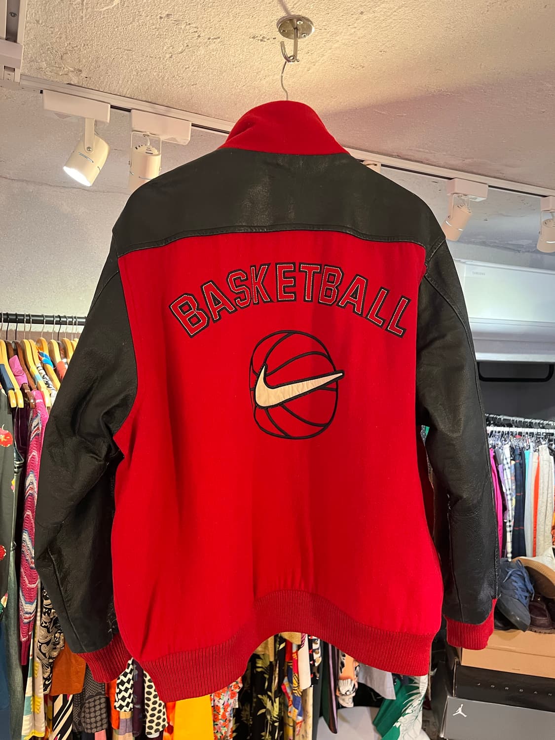 90년대 나이키 고려대학교 바시티 자켓 (한국제) 상품이미지2