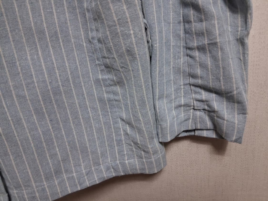 US POLO ASSN  라이트블루 린넨혼방 내츄럴면쟈켓 남성 슬림100 상품이미지8