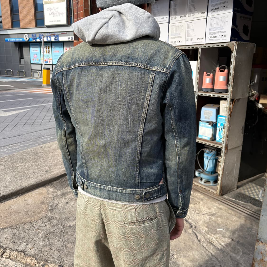 데님 & 서플라이 랄프 로렌 페이딩 데님 트러커 자켓 상품이미지4