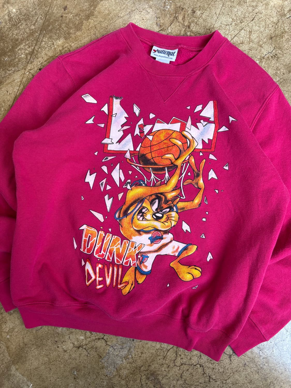 90s 카툰 DUNK DEVIL 빈티지 스웻 상품이미지2