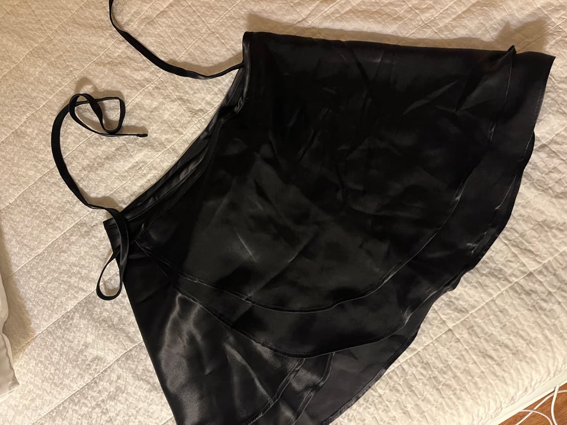 클리시어 Coap serenade satin wrap skirt 상품이미지3