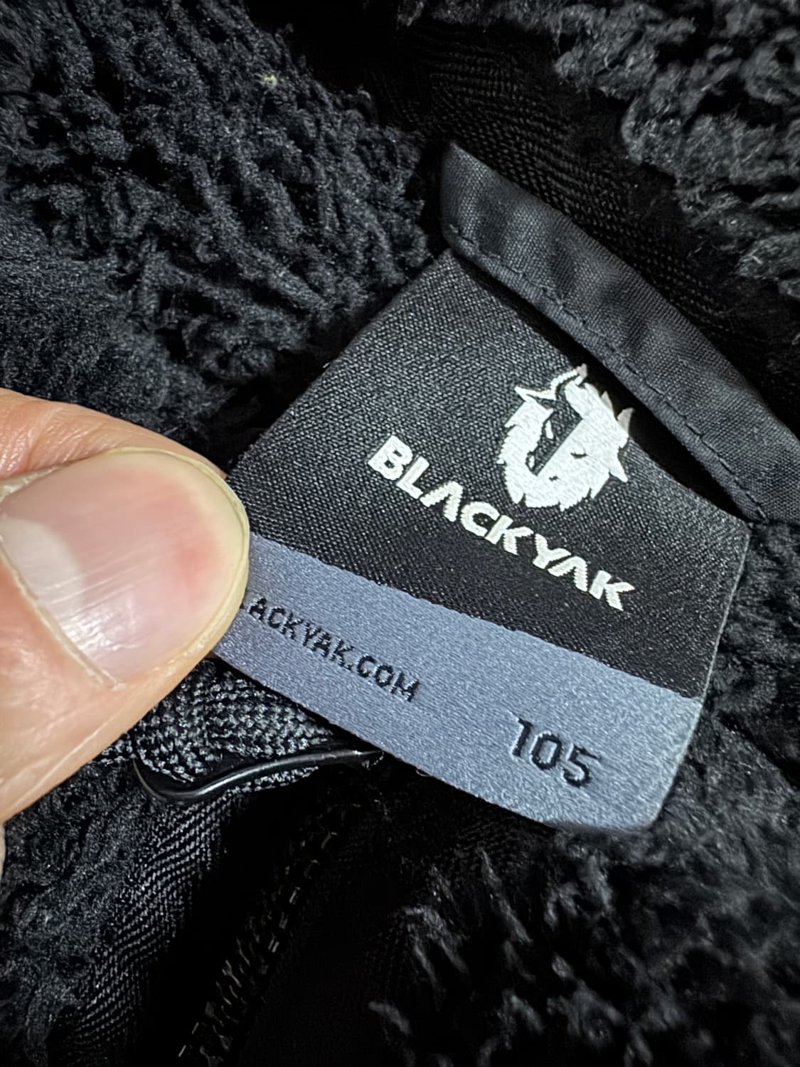 블랙야크 blackyak 블랙 플리스 점퍼 XL 상품이미지3