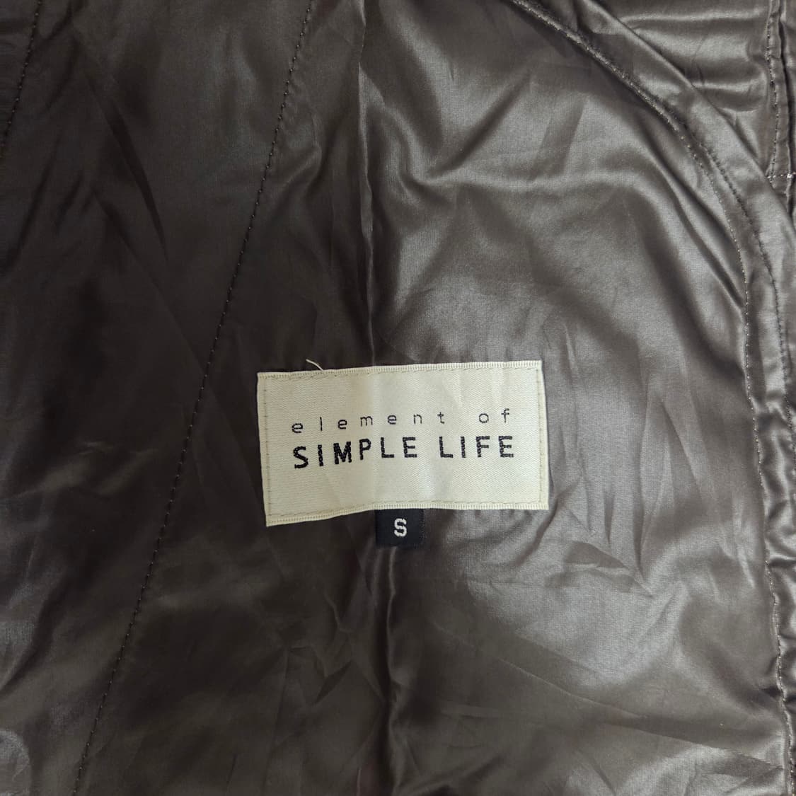 Simple Life 퀄팅다운 경량패딩 점퍼 L(100) 상품이미지6