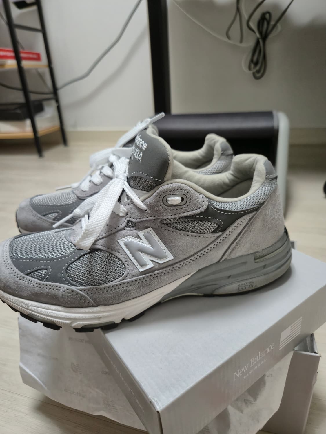 뉴발란스 993 우먼스 그레이 245mm 상품이미지2