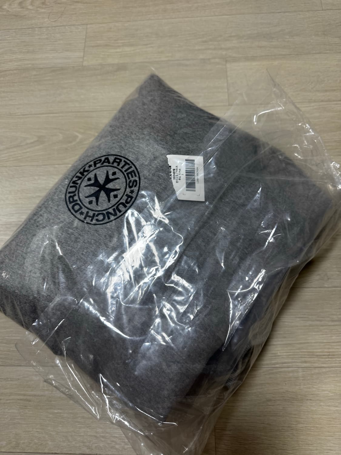 [2] 펀치드렁크파티즈 후드티 그레이 상품이미지6