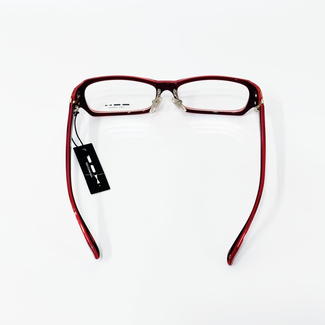 DOX 레드 뿔테 데드스탁 빈티지안경 상품이미지5