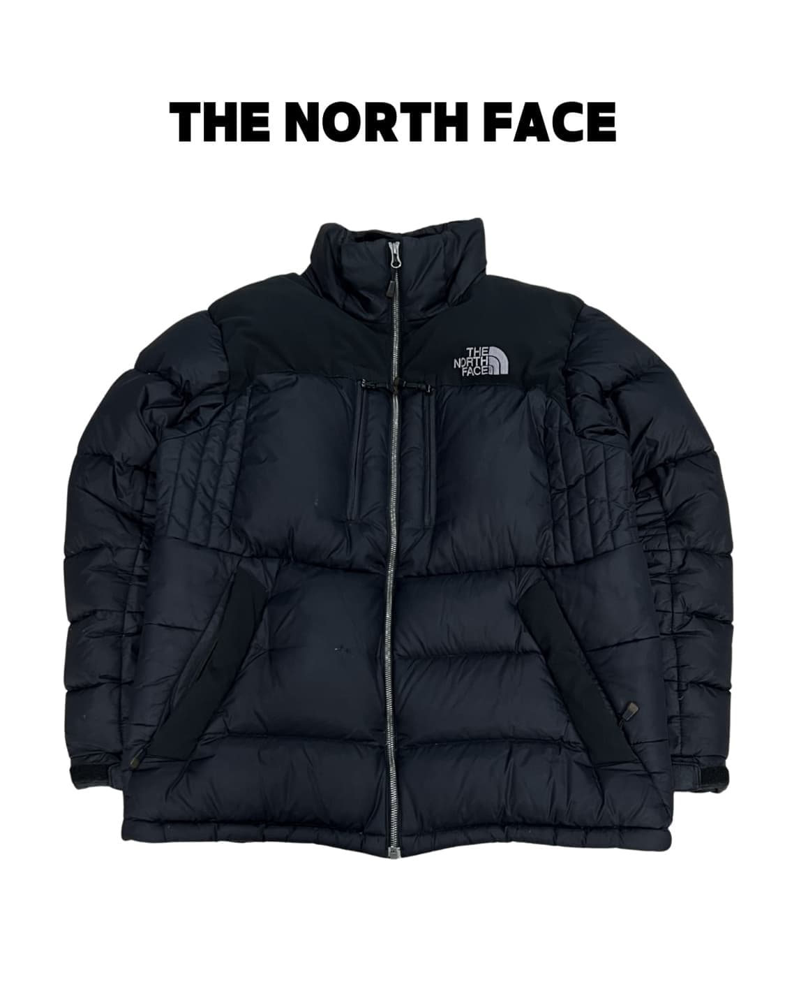 (100) 노스페이스 아이거 구스다운 패딩 점퍼 블랙 상품이미지1