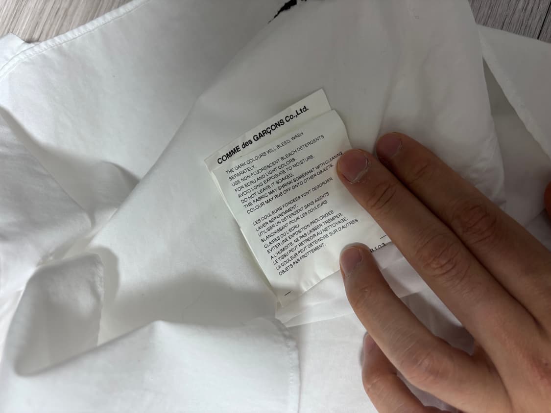 꼼데가르송 옴므 하프셔츠 s  상품이미지6