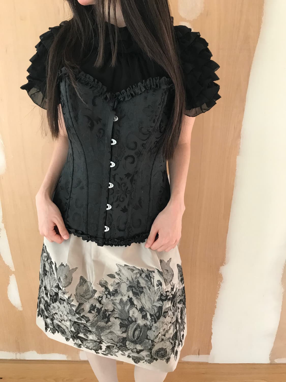 vintage ruffle blouse 상품이미지4