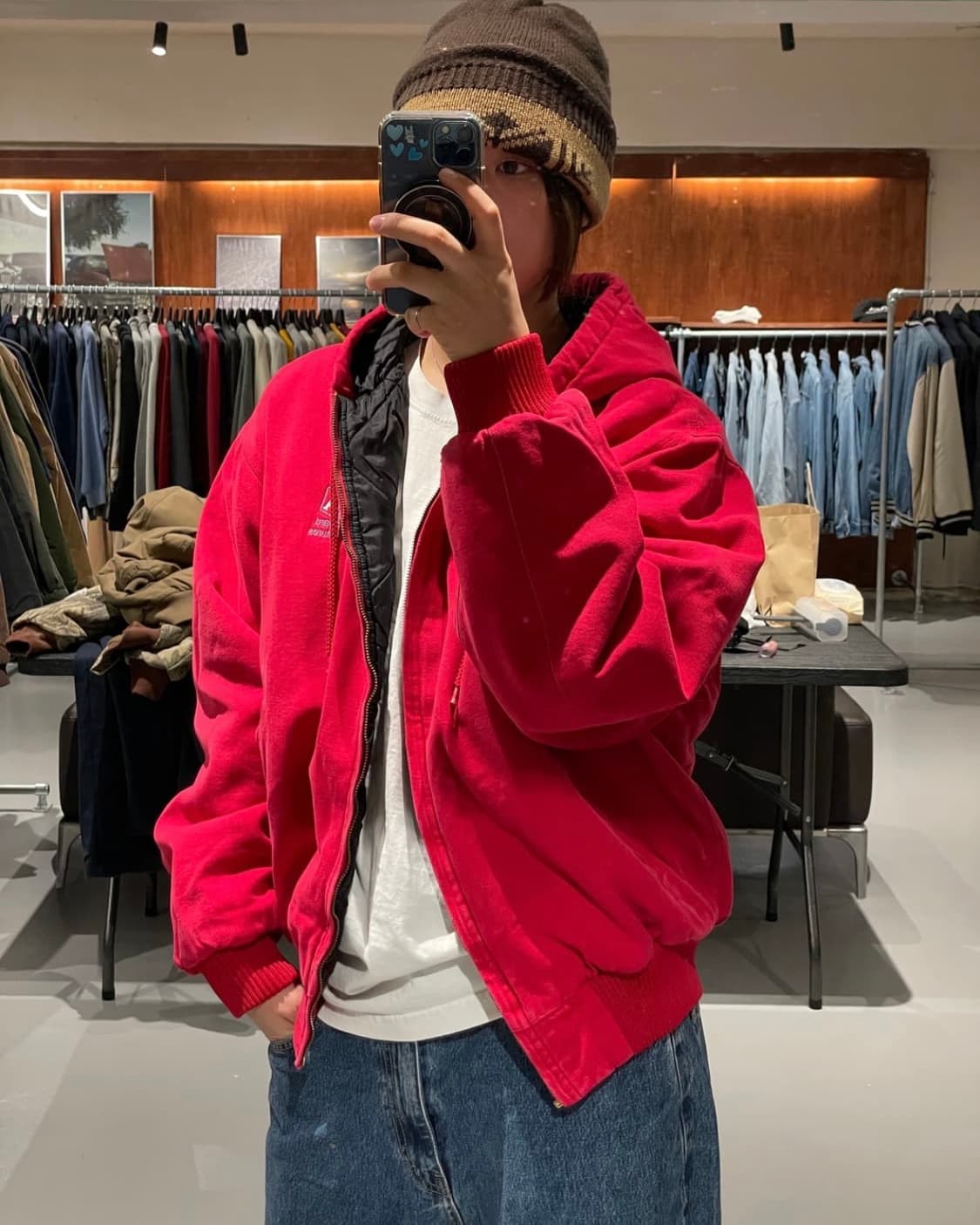 빈티지 엑티브 후드 워크 자켓 상품이미지1