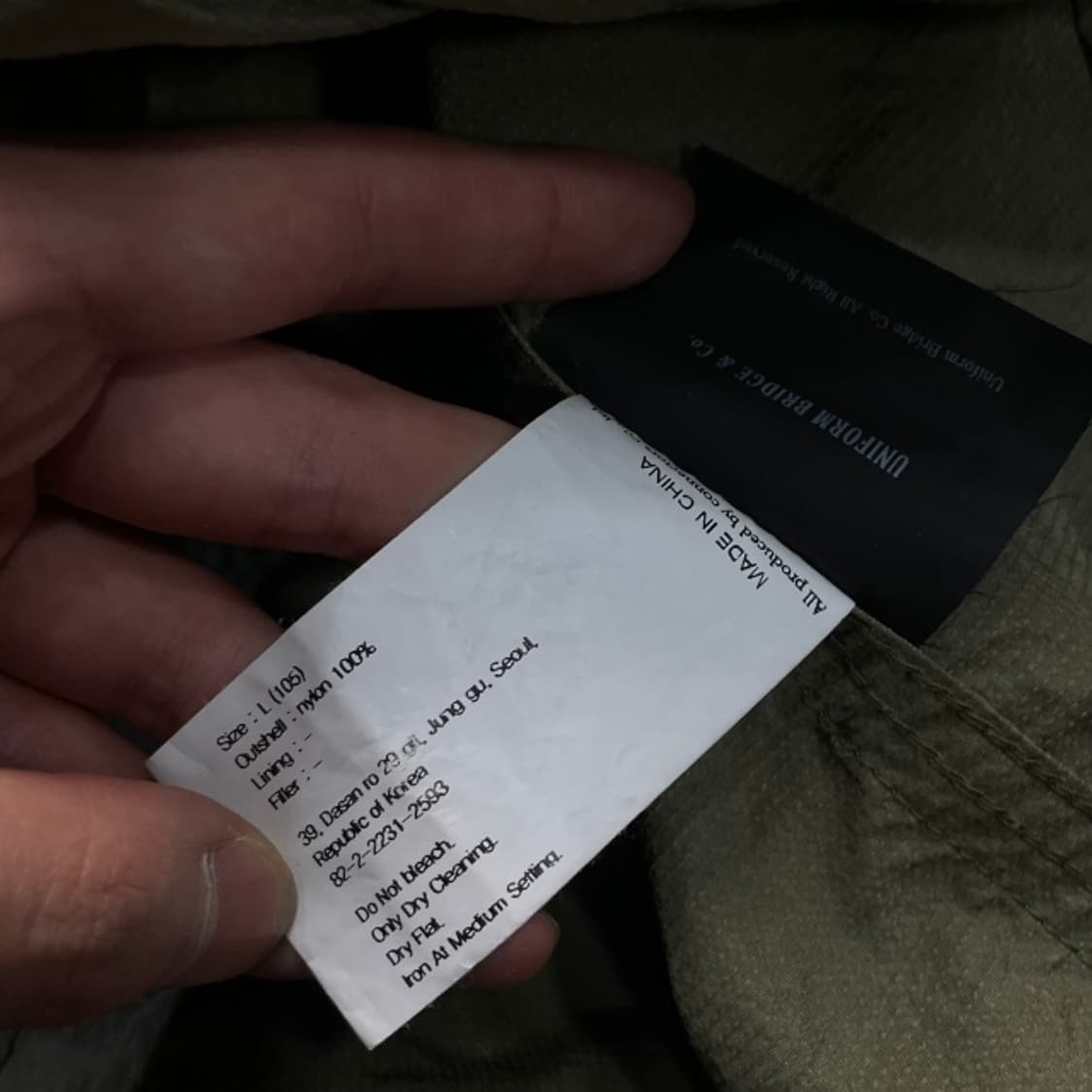 100 유니폼브릿지 유틸리티 자켓 상품이미지4