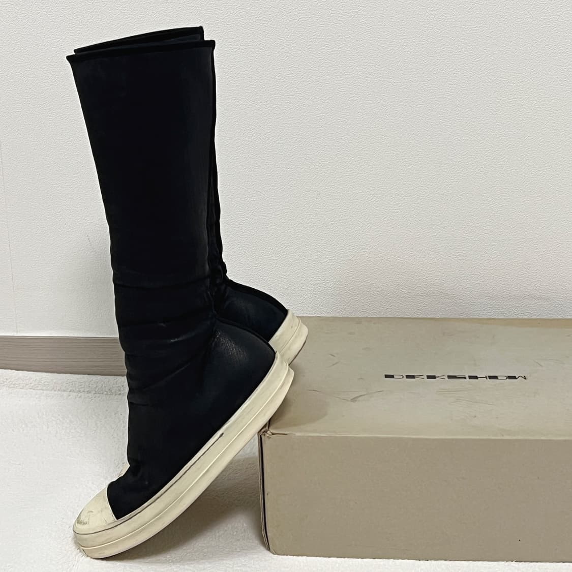 릭오웬스 17SS 다크쉐도우 코팅 삭스 스니커즈 SBWP 상품이미지4