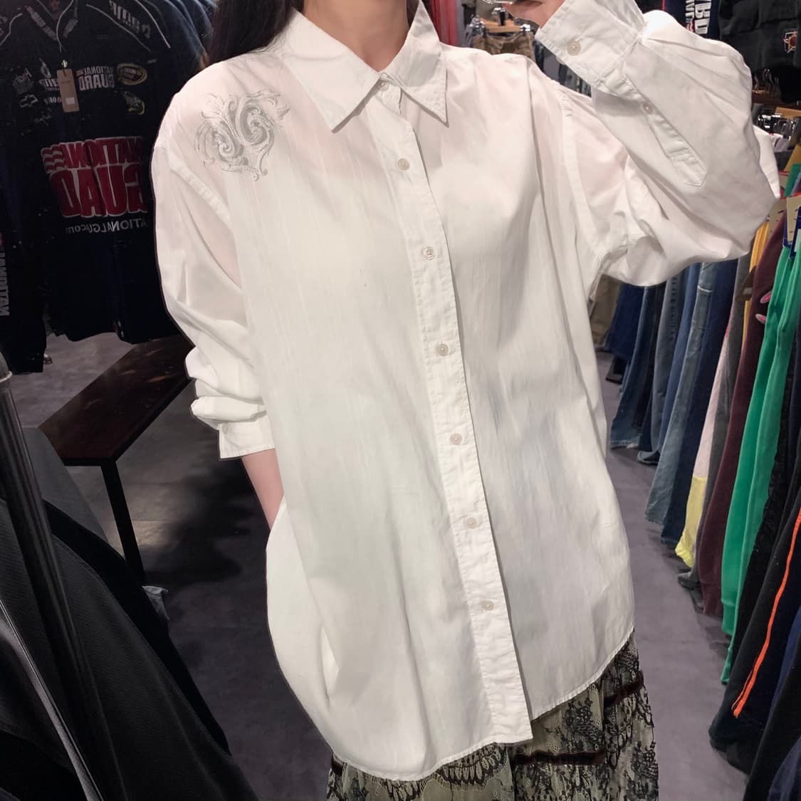  [IM] 제이페라 자수 셔츠 화이트 상품이미지3