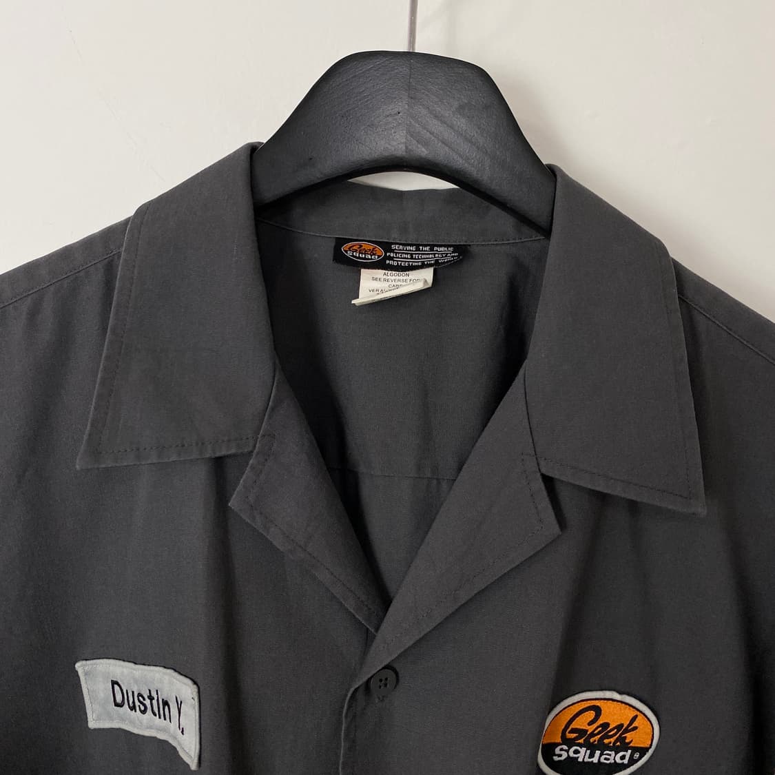 빈티지 Geek squad 워크 셔츠 상품이미지2