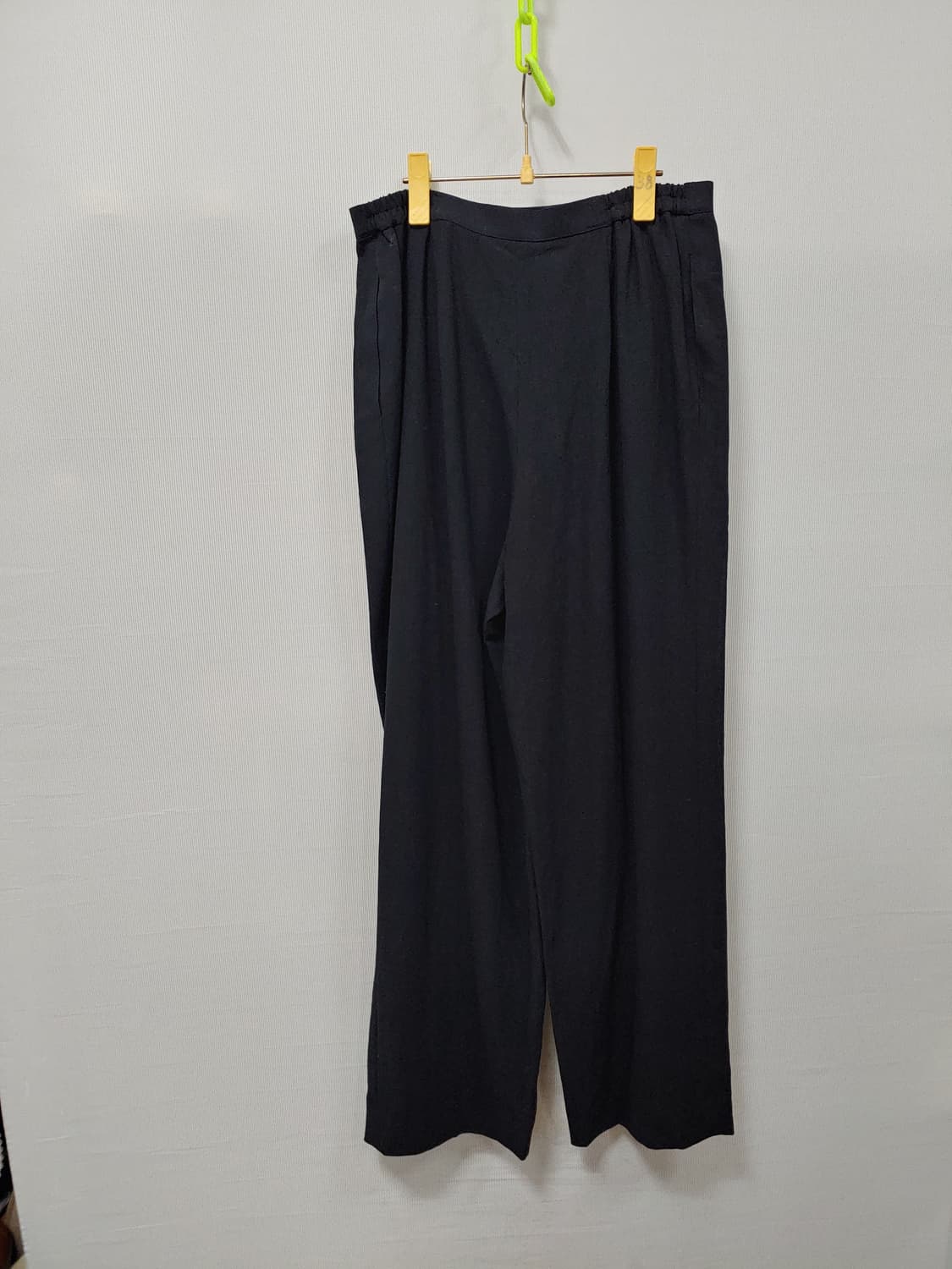 버버리 블랙 와이드 팬츠 마바지 린넨 새상품 30~31 상품이미지2