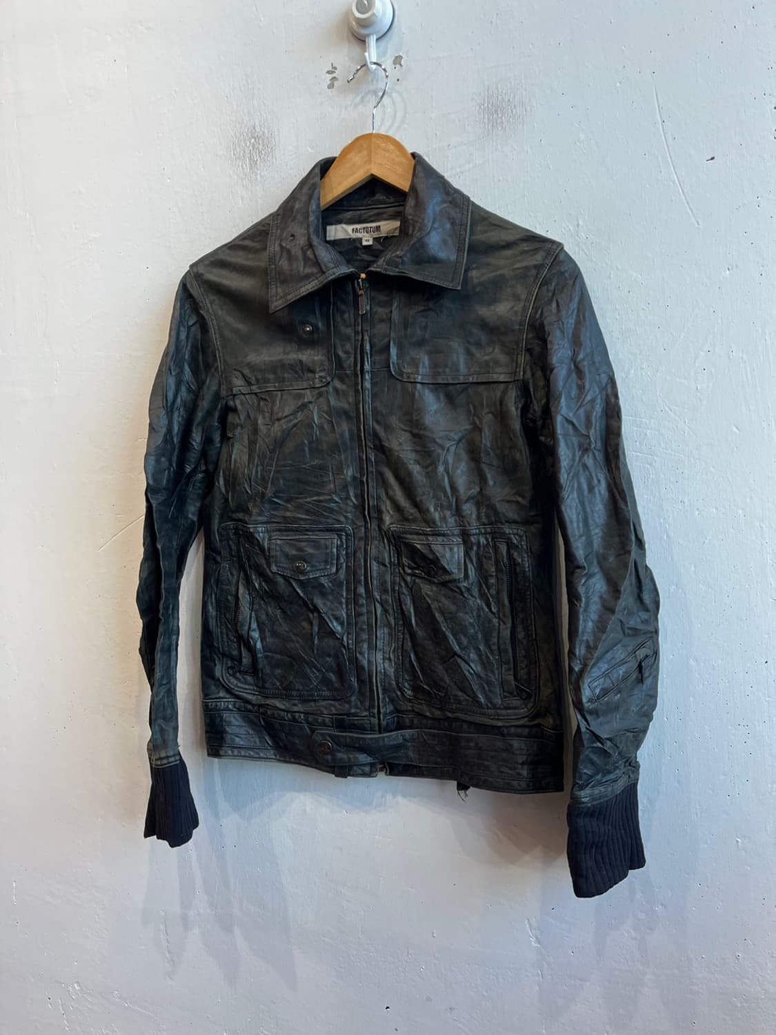 FACTOTUM 펙토텀 양가죽 레더 자켓 우먼즈 상품이미지1