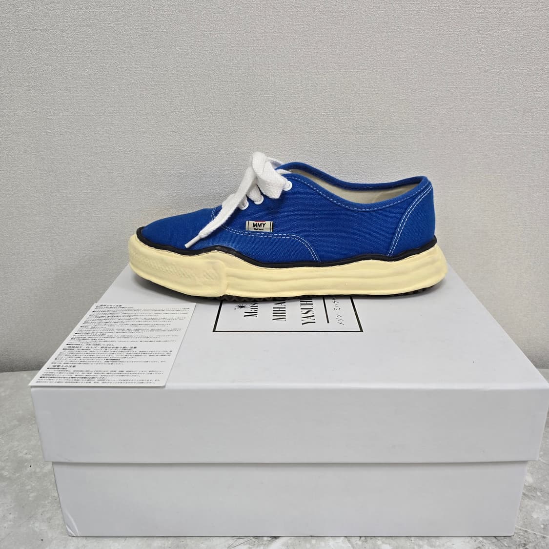 메종 미하라야스히로 베이커 스니커즈 신발 블루 43사이즈 판매 상품이미지1