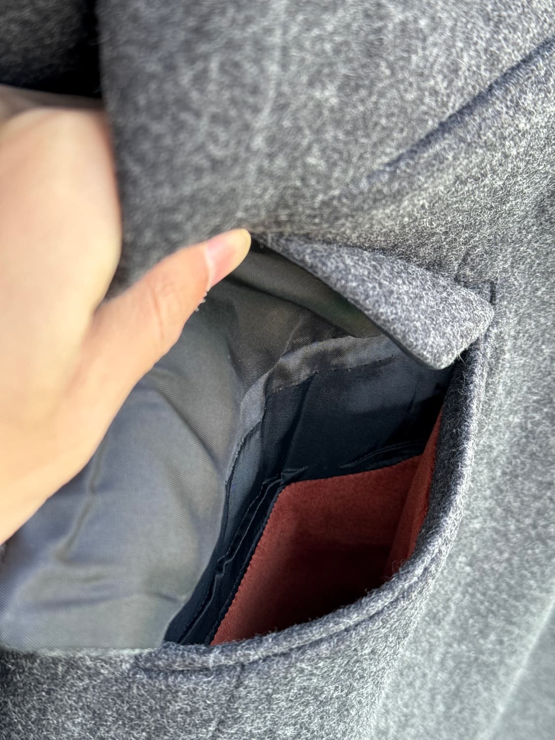 비비안 웨스트 우드 울 캐시미어 코트 상품이미지4