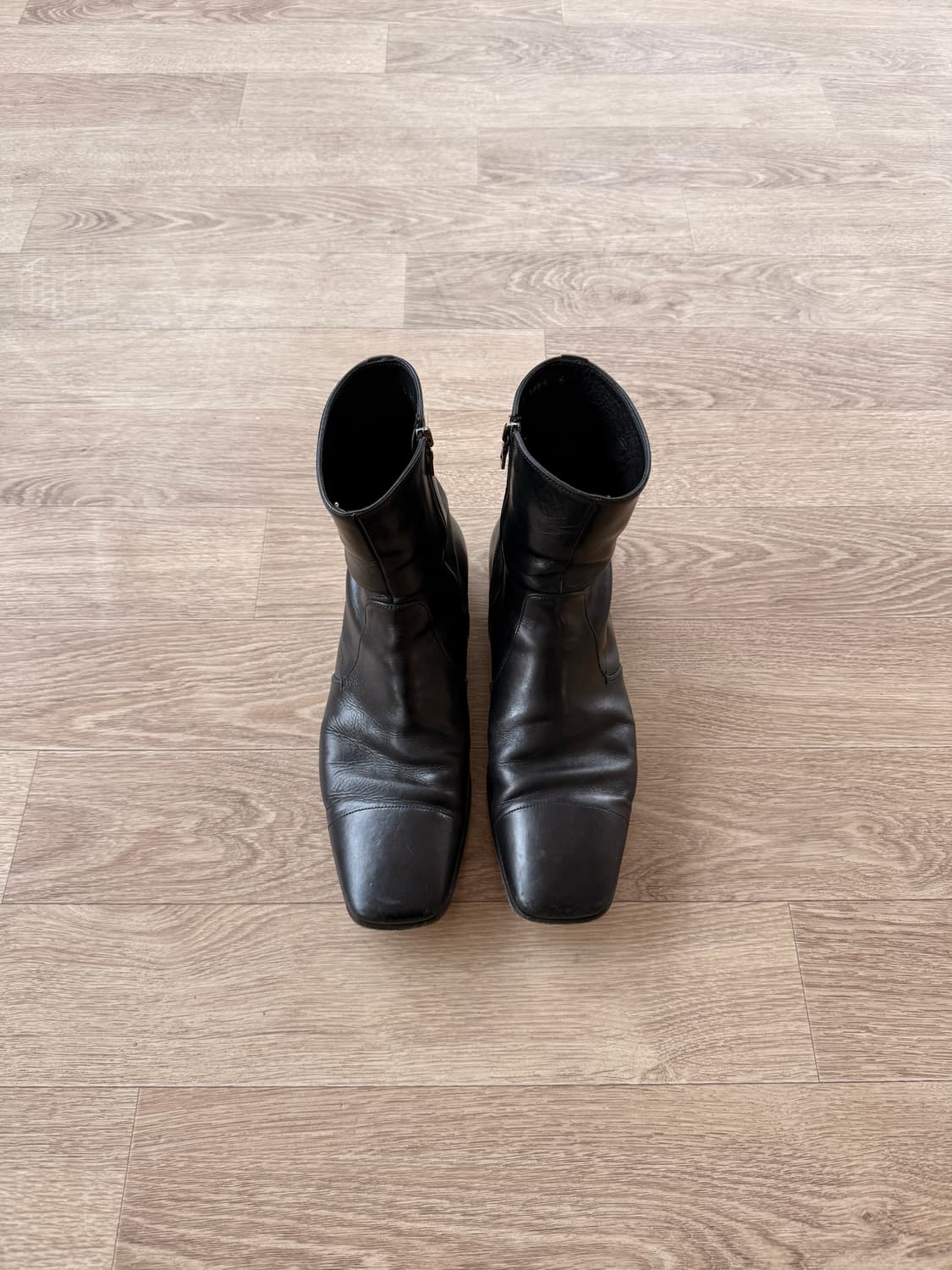 00s Square-Toe Side Zip Boots 상품이미지3