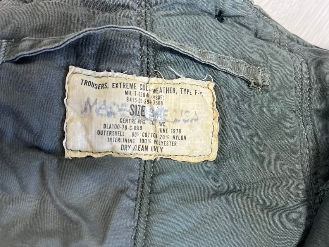 오리지날 공군 방한팬츠 70's type-F1B 상품이미지4