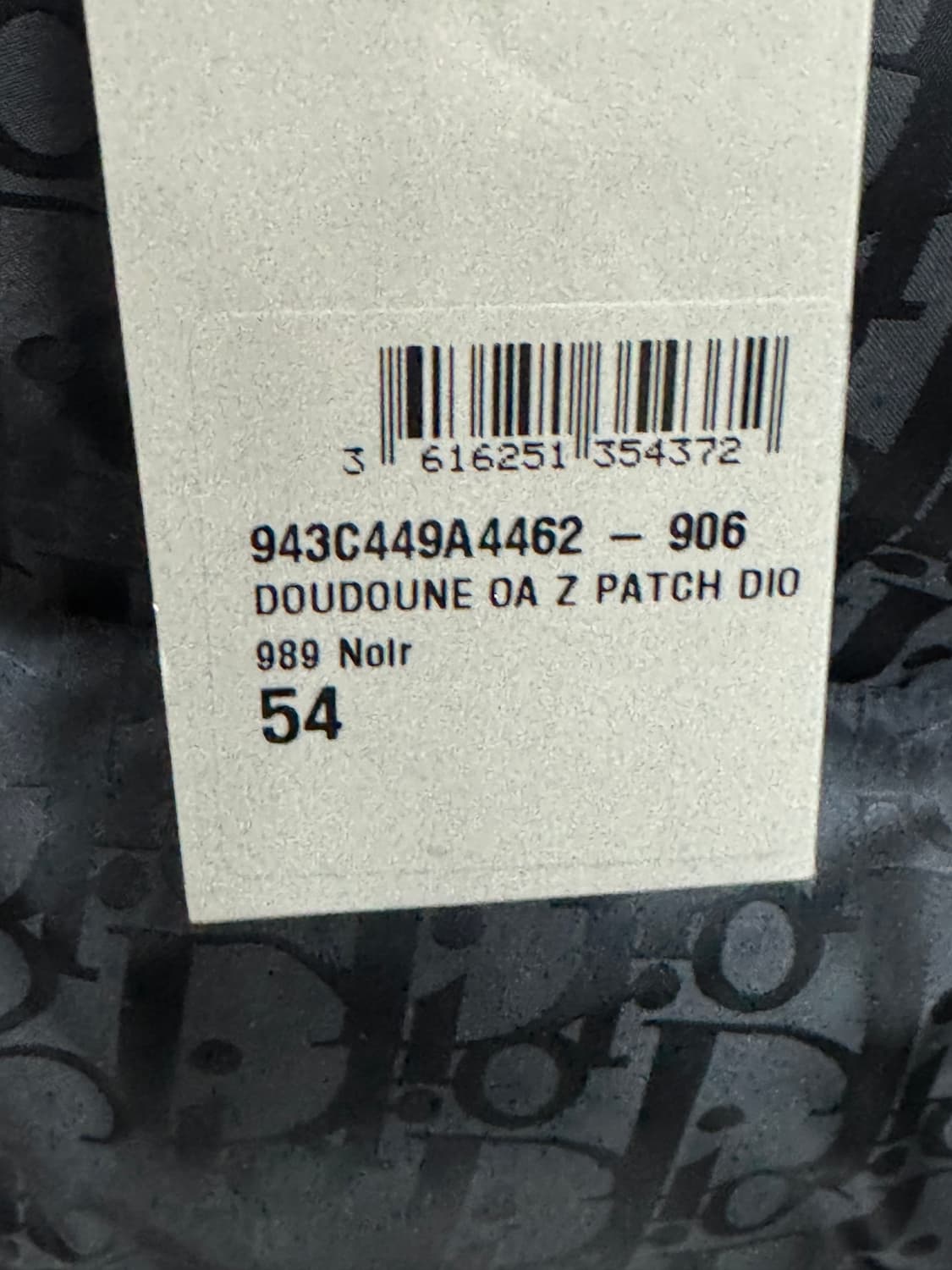 백화점판 디올 오블리크 패딩 52사이즈  상품이미지4