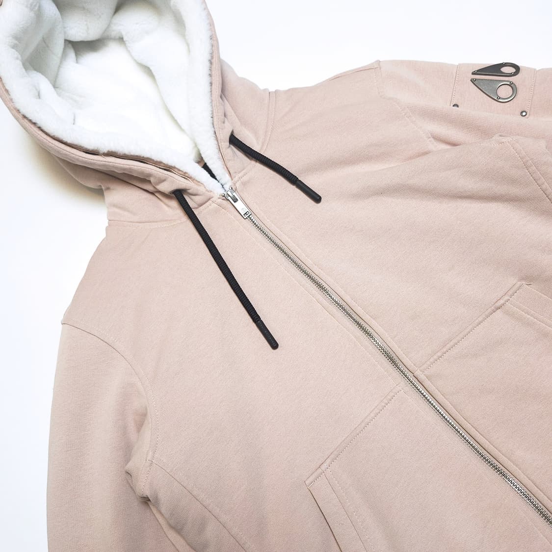 무스너클 우먼 버니스웨터 후드 집업 자켓 로즈 상품이미지4