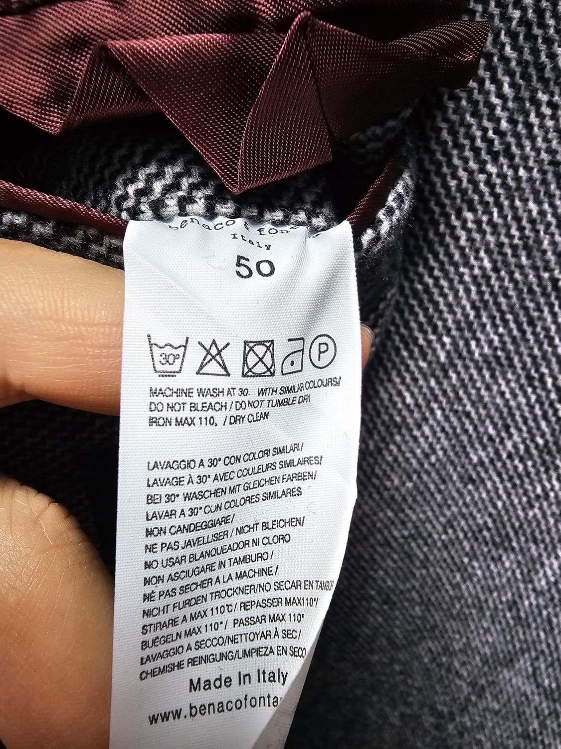 새상품 이탈리아 베나코앤폰타나 울 코트 상품이미지9