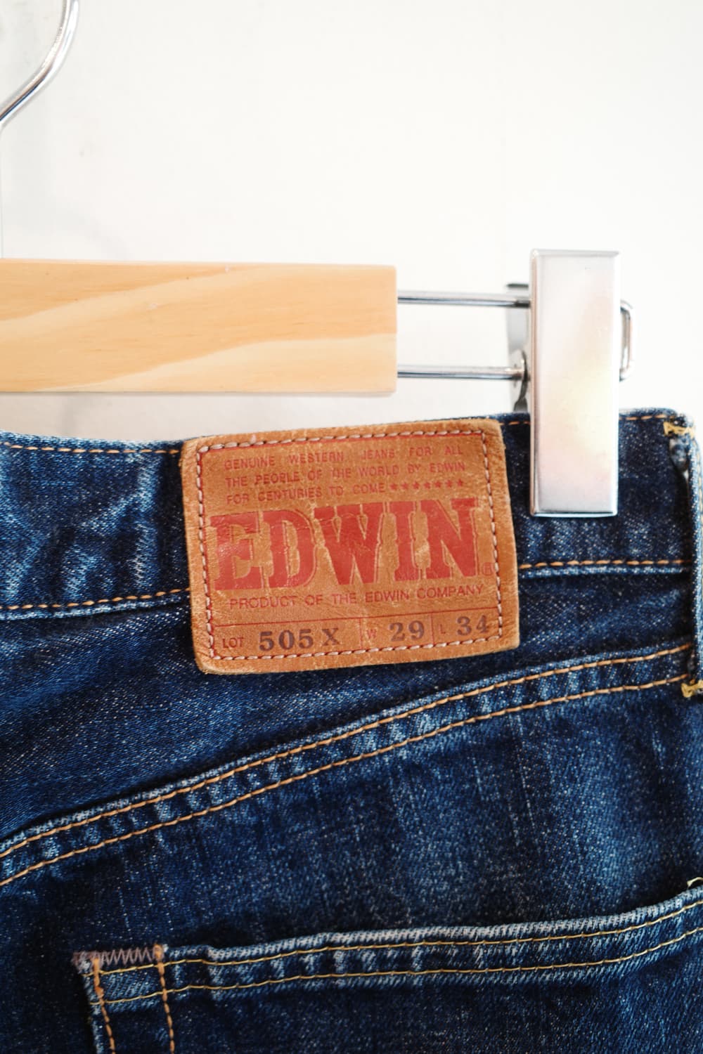 EDWIN 에드윈 505X 셀비지 데님 (28인치) 상품이미지8