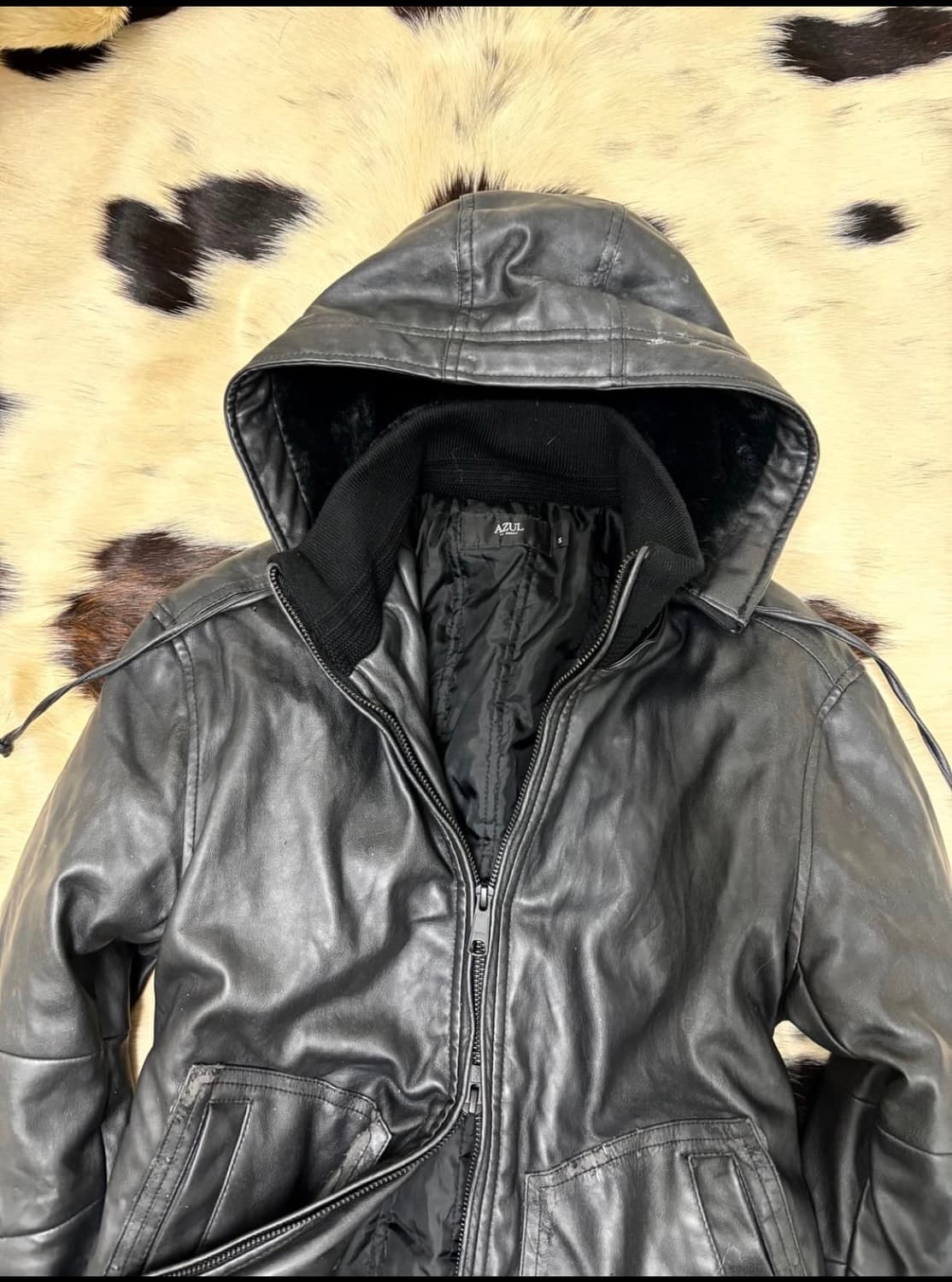 [Opium Moussy]Black Hoodie Padded 2-way 상품이미지5