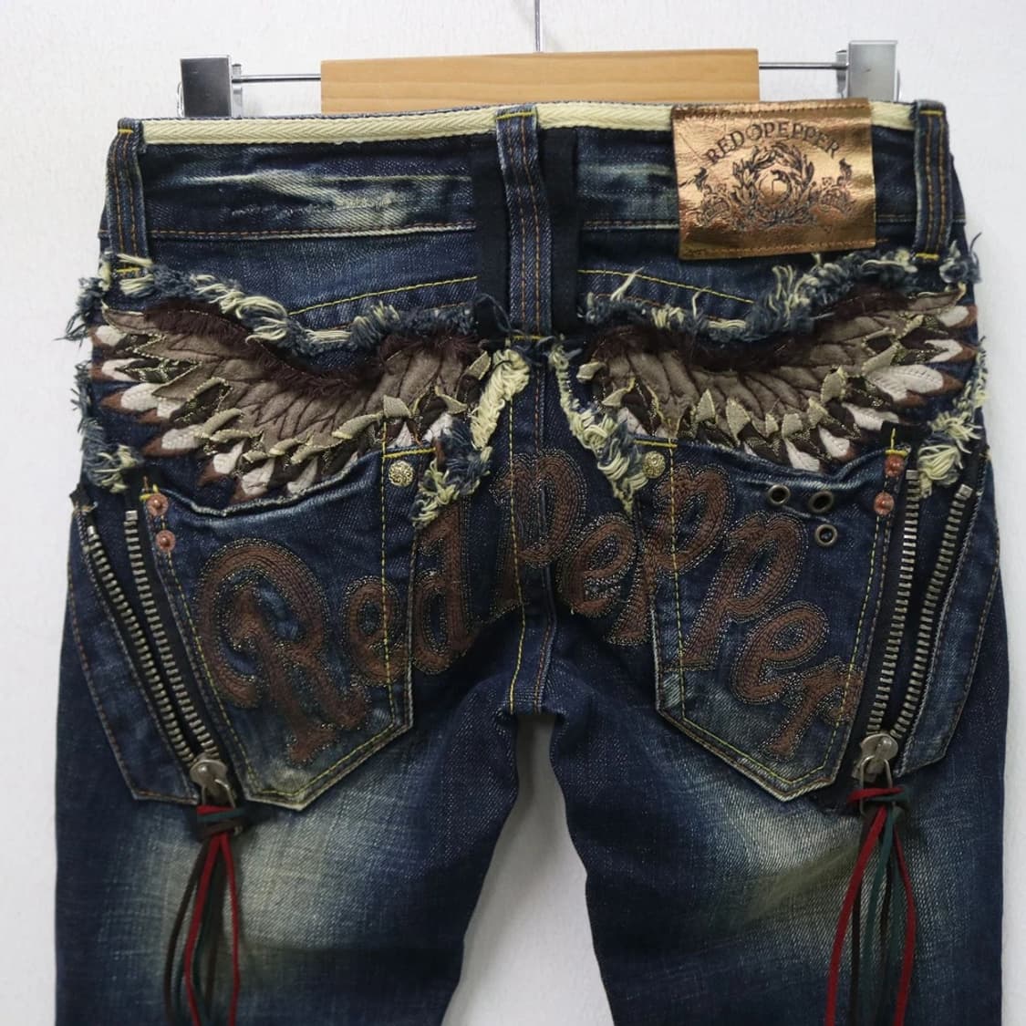 RED PEPPER 포켓 자수 데님 팬츠 67494 상품이미지7