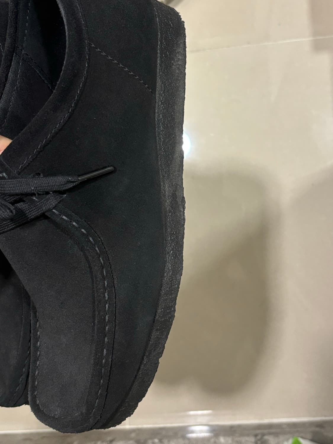 (uk9) 클락스 월라비 블랙 스웨이드 상품이미지4