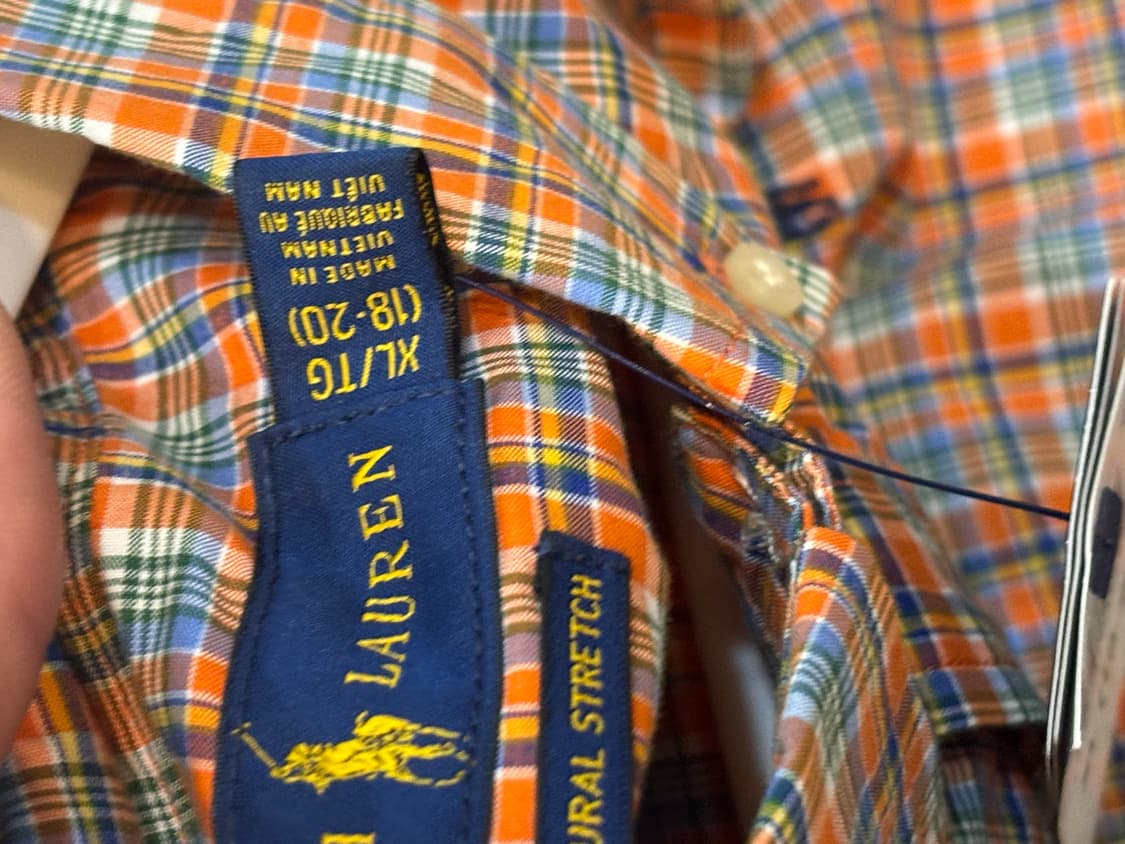 폴로 랄프로렌 체크 셔츠 새상품 상품이미지5