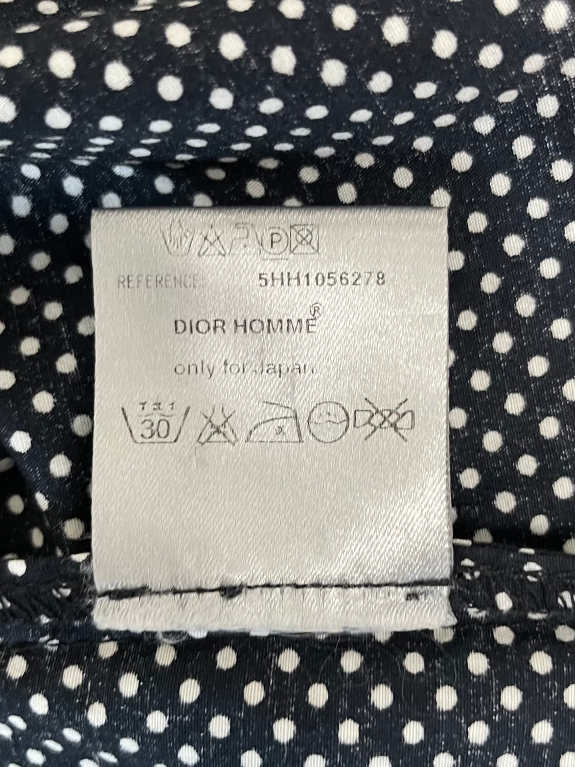 디올옴므 aw05 ‘in the morning’ 도트셔츠 상품이미지8