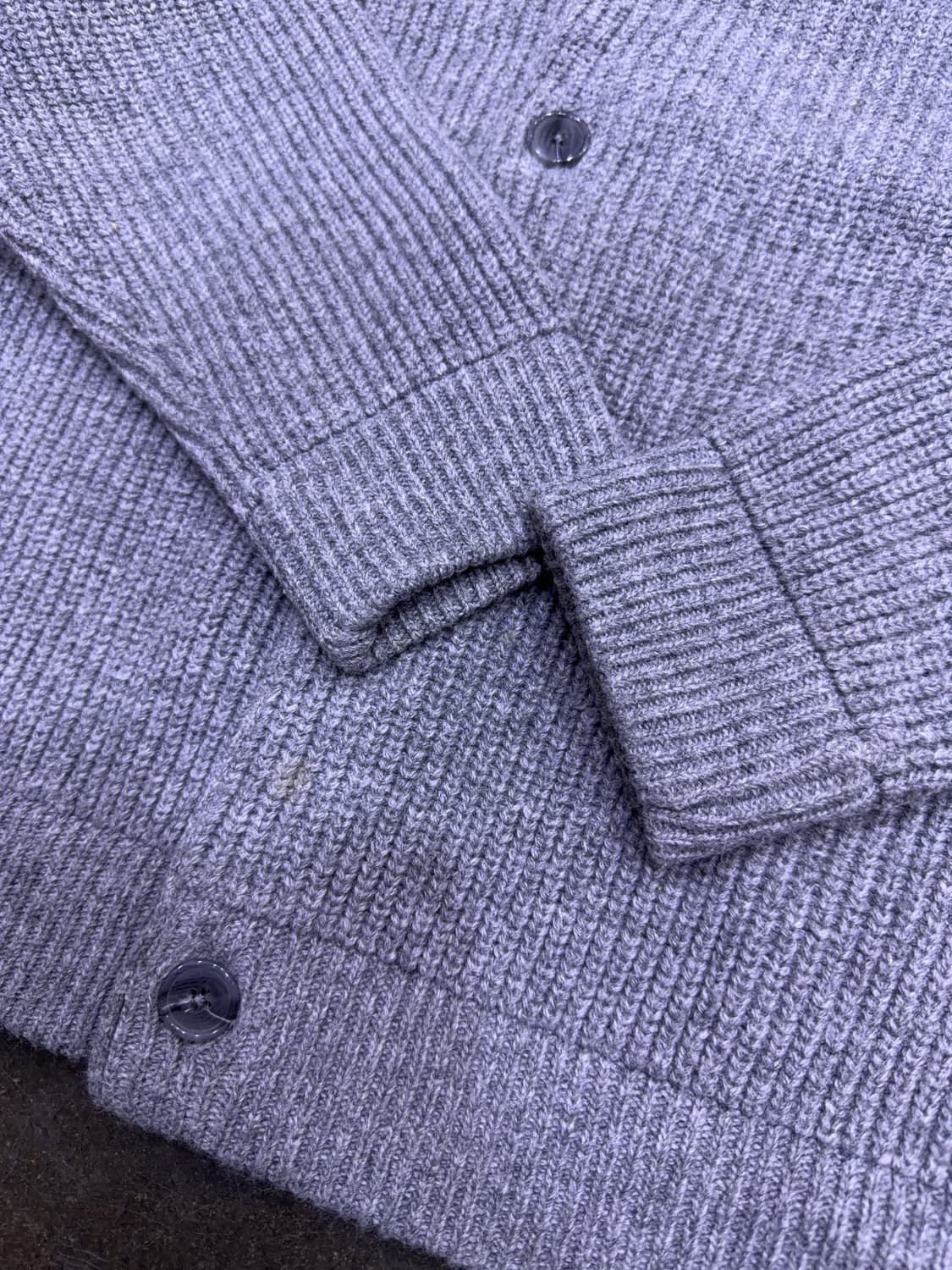 247시리즈 울 점퍼 가디건 멜란지 그레이 M 상품이미지9