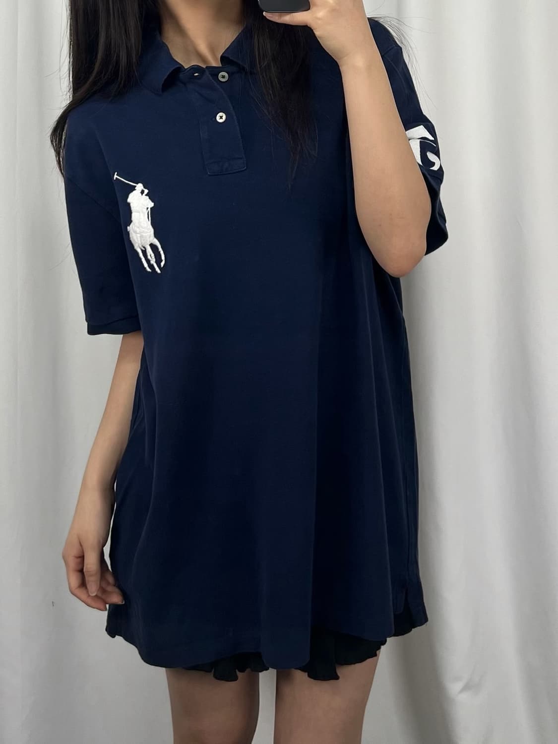 폴로 빅포니 네이비 PK 반팔 카라티 상품이미지2