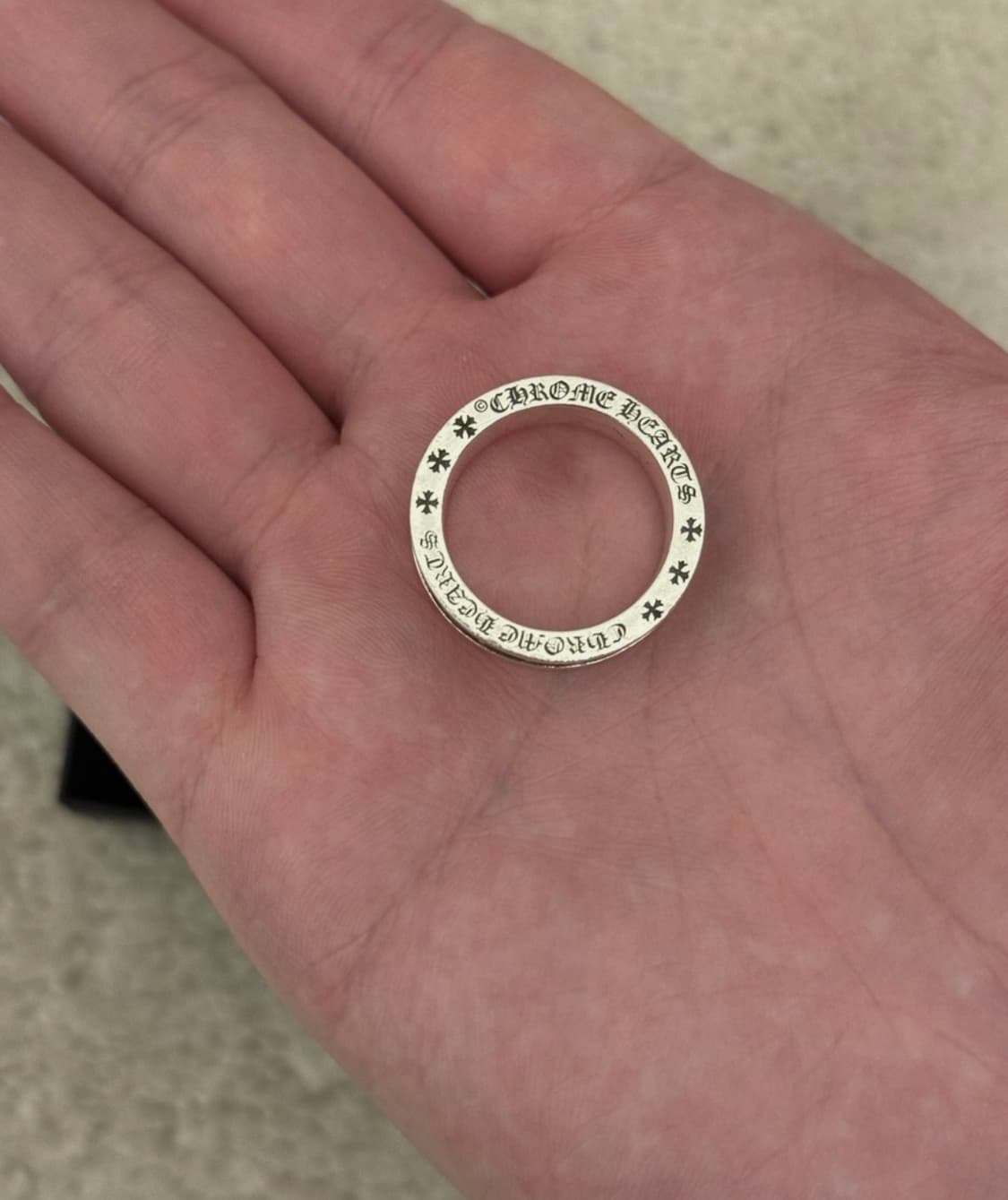 크롬하츠 미니플러스링 6mm us10호 상품이미지7