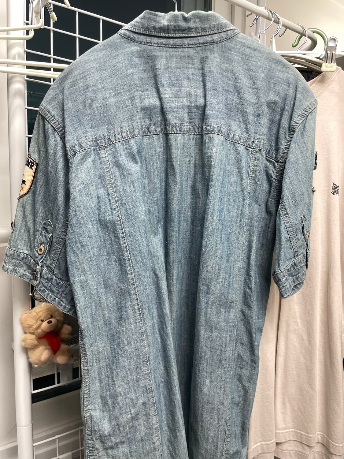 빈티지 할리 데님 반팔자켓 상품이미지2