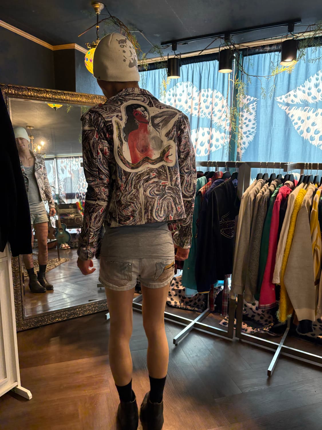 Claire Barrow hand painting jacket 상품이미지6