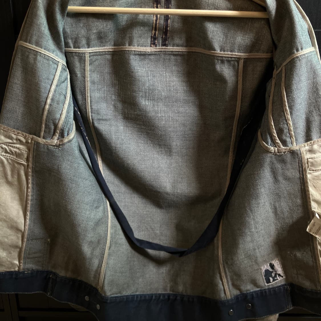 Rick Owens Drkshdw waxed denim jacket 상품이미지3