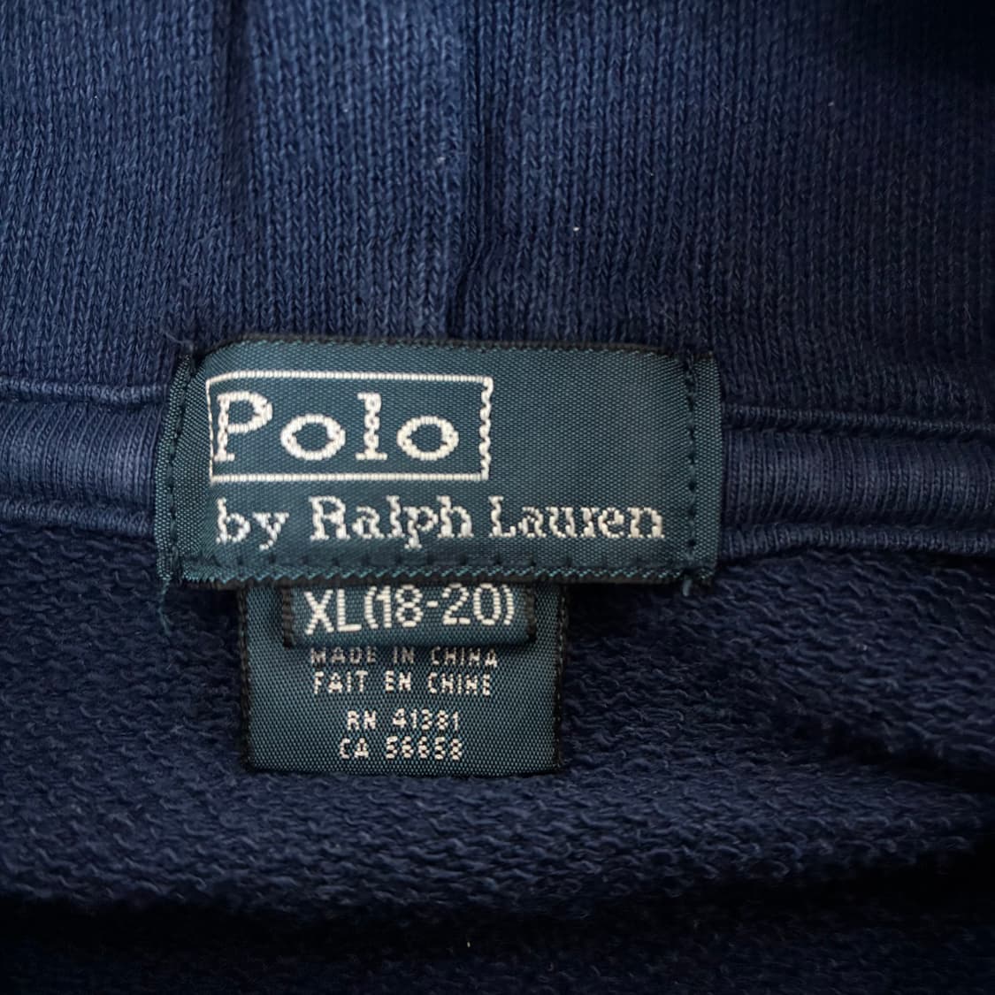 Polo 폴로 랄프로렌 네이비 화이트 빅포니 후드티 상품이미지5