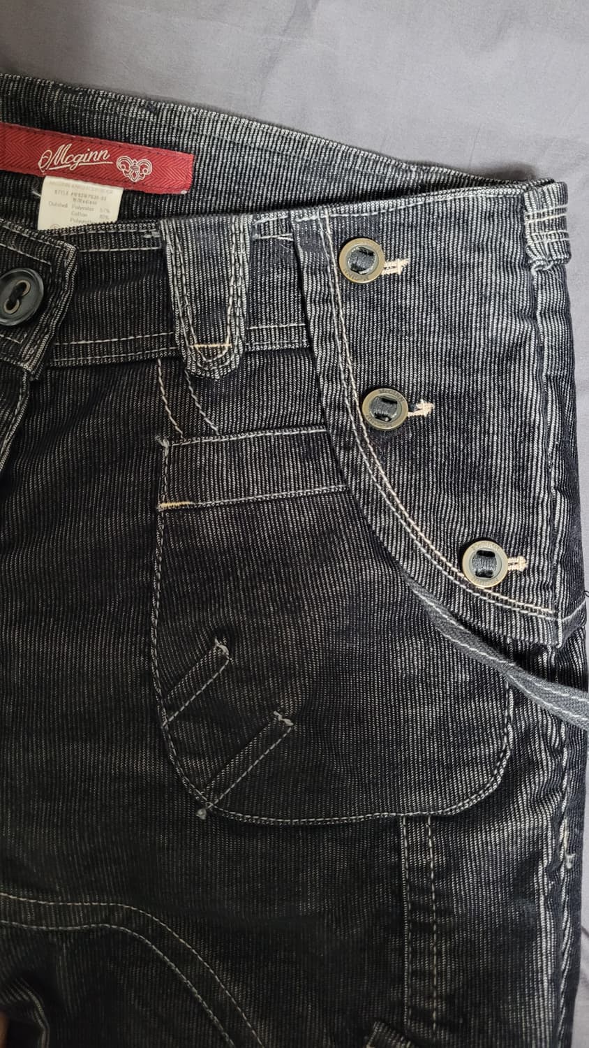 MCGINN 메간나잇브릿지 코듀로이 카고 데님 팬츠 상품이미지5