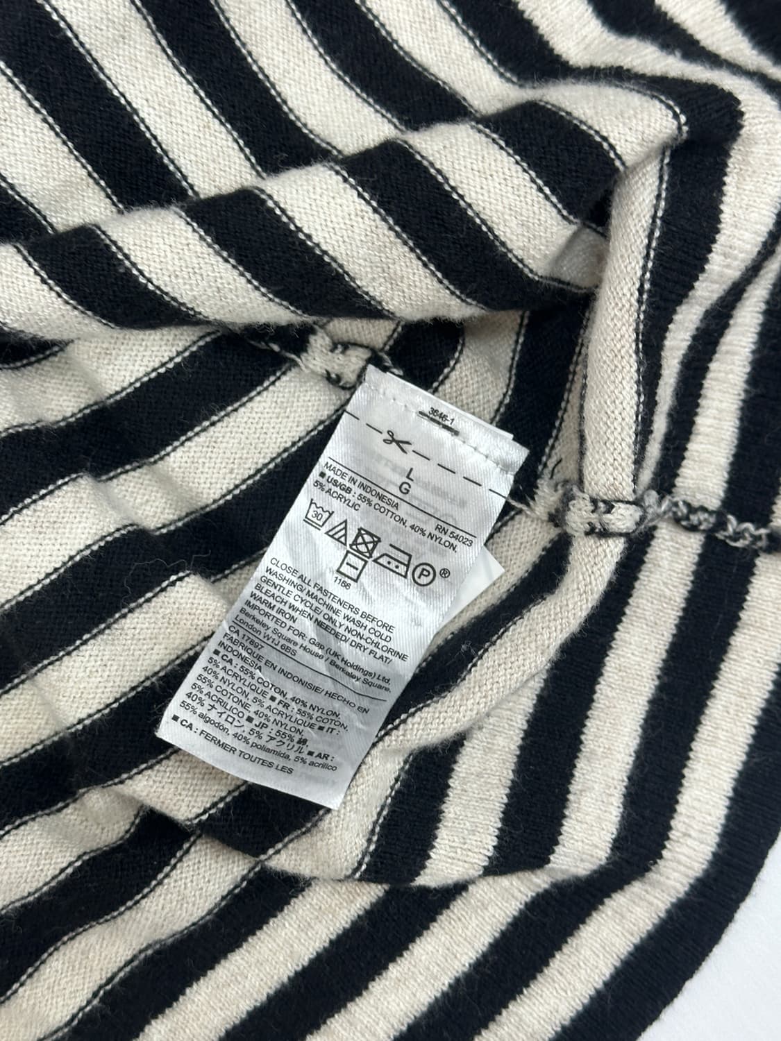 🖤나나깔 핀터깔 단가라 재팬 Gap가디건🖤그런지 히피 레이어드 니트 상품이미지5