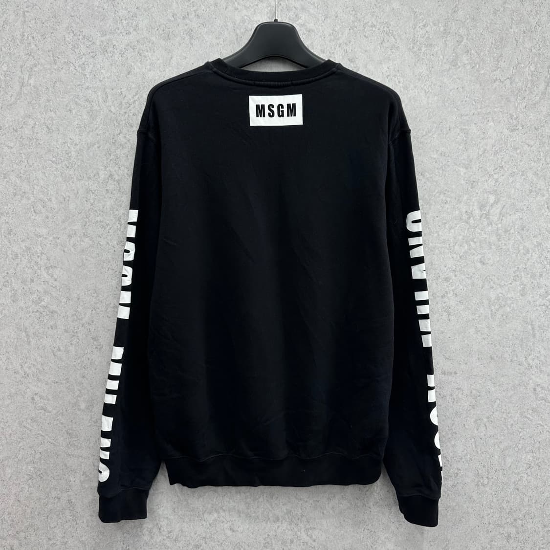 100 MSGM 남자 루즈핏 프린팅 맨투맨 상품이미지2
