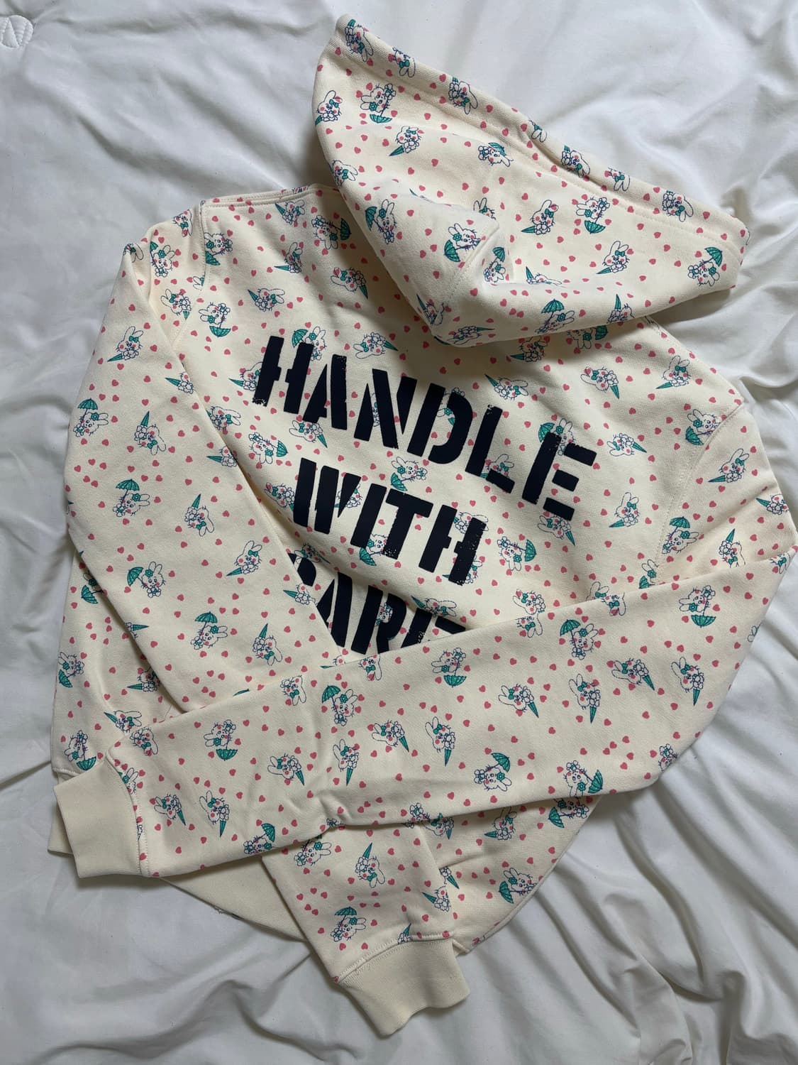 애슐리윌리엄스 토끼 크롭 후드집업 s 상품이미지2