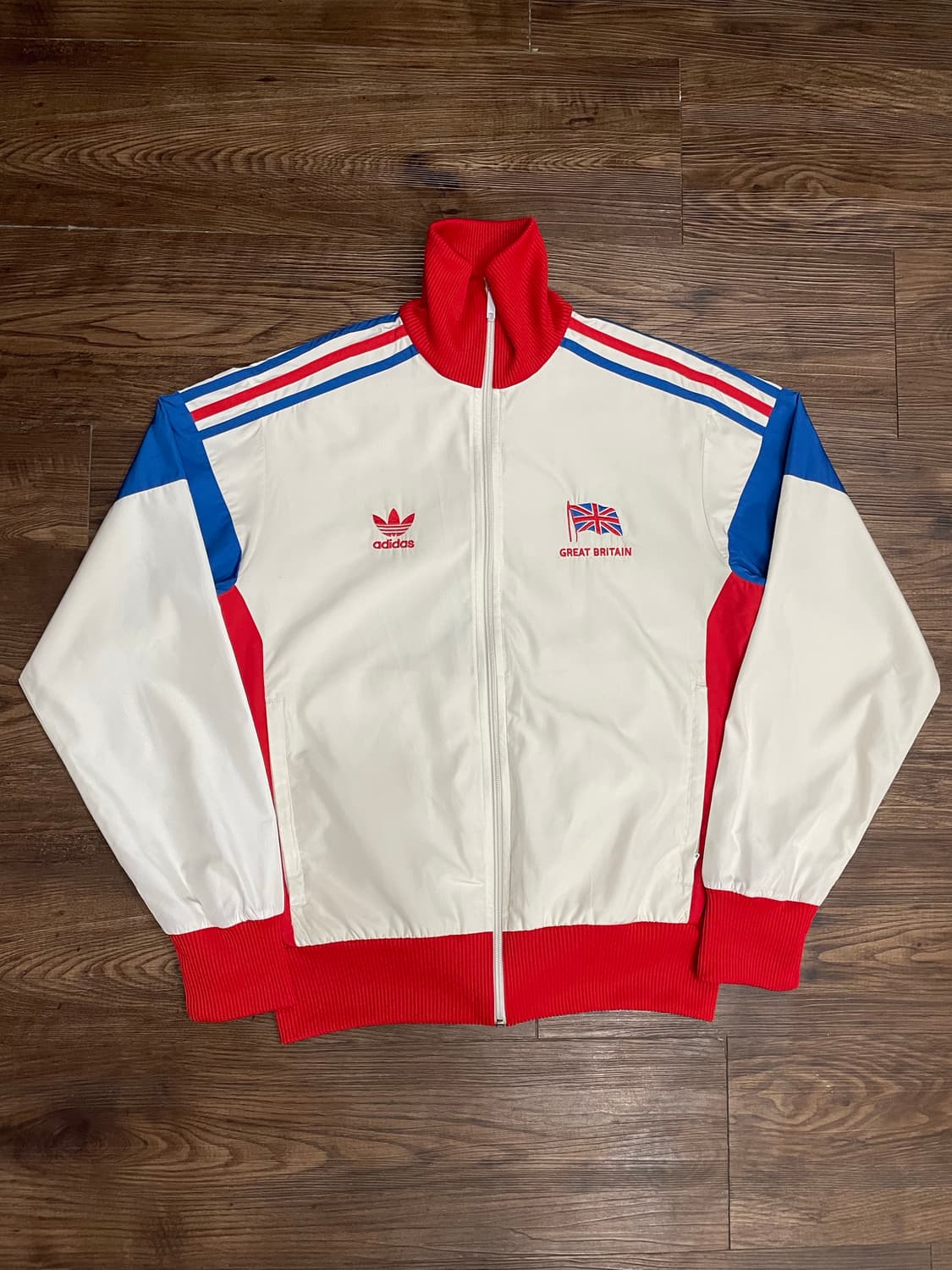 아디다스 신영국 그레이트 브리튼 설효림 트랙탑 바람막이 자켓 상품이미지3